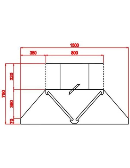 Campana central (2 piezas)