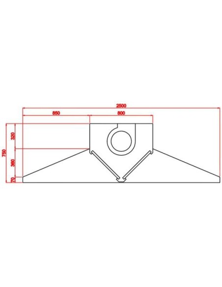 Campana central (2 piezas)