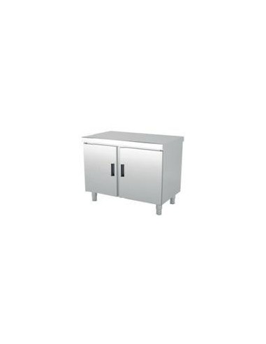 Mueble neutro central con puertas batientes, doble gama 600