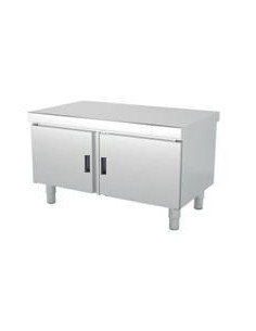 Mueble neutro central con puertas batientes, simple gama 600