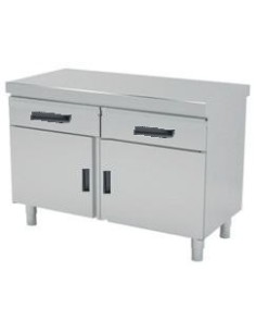 Muebles neutros centrales con puertas batientes gama 600