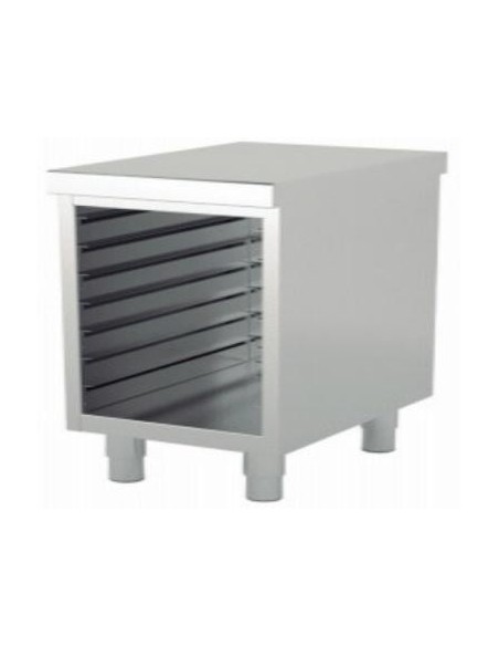 Mueble neutro central de bandejas pasteleras gama 600