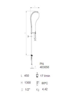 Grifo ducha sobremesa de dos aguas 2