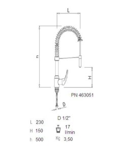 Grifo ducha doméstico con piña 2