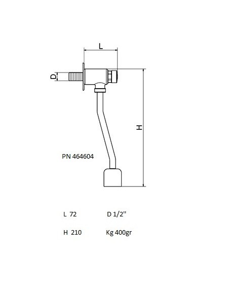 Grifo temporizado para urinario
