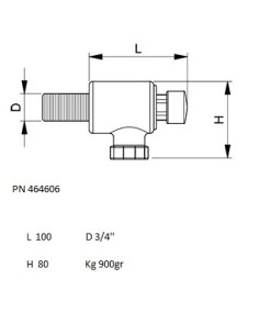 Fluxómetro para WC 2