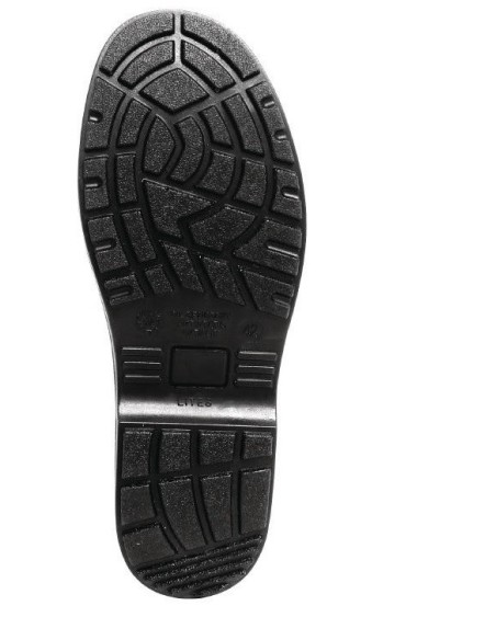 Zuecos de seguridad unisex negro