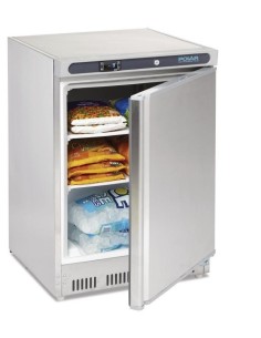 Congelador Bajo-Mostrador Acero Inoxidable 140L POLAR 2