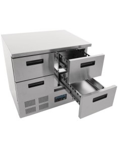 Refrigerador mostrador compacto 4 puertas 240L Polar 2