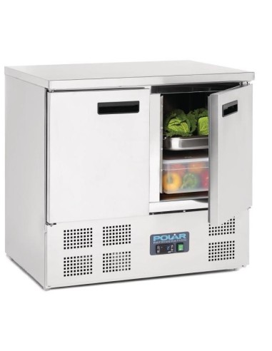 Refrigerador mostrador compacto 2 puertas Polar 240L