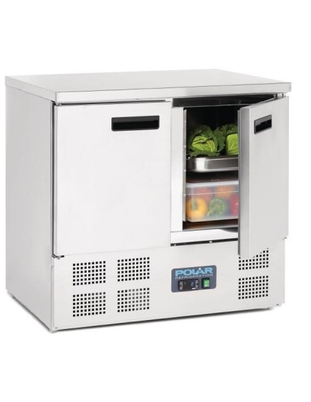 Refrigerador mostrador compacto 2 puertas Polar 240L