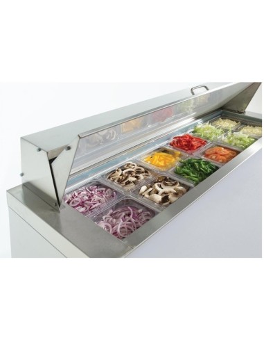 Mostrador de preparación 2 puertas 405L Polar