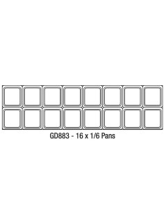 Mostrador de preparación 2 puertas 527L Polar 2