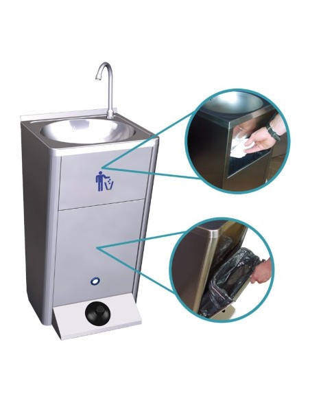 Lavamanos registrable portátil autónomo FRICOSMOS
