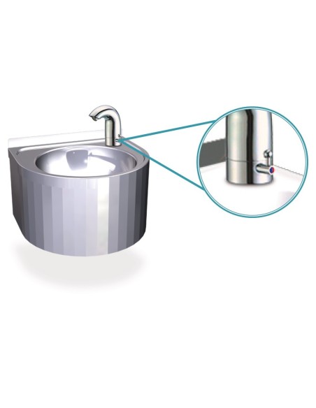 Lavamanos mural electrónico con selector de temperatura FRICOSMOS