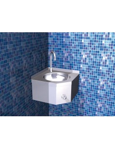 Lavamanos mural de esquina rodilla serie XS agua fría y caliente FRICOSMOS 2