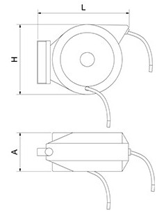 Grifo manguera enrollable serie profesional 2