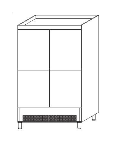 Armario Snack Gama Speed ASD 4 puertas