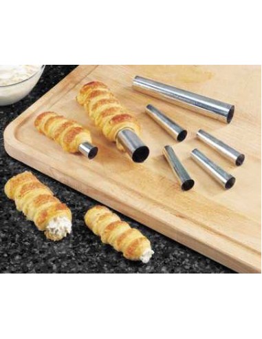 Conjunto de Conos para Relleno de Crema en acero inox