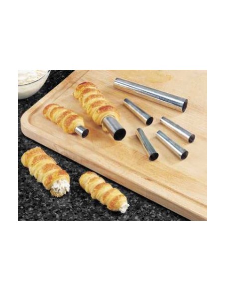 Conjunto de Conos para Relleno de Crema en acero inox