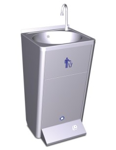 Lavamanos registrable autónomo eléctrico