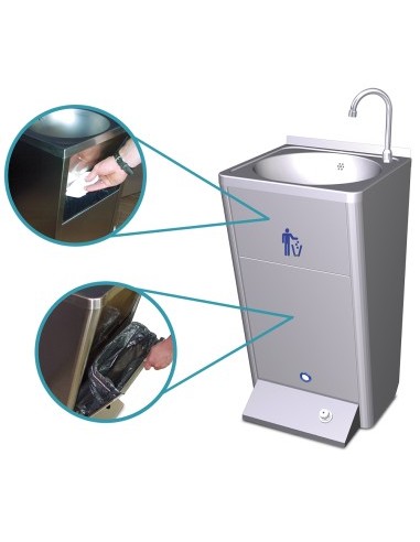 Lavamanos registrable autónomo eléctrico