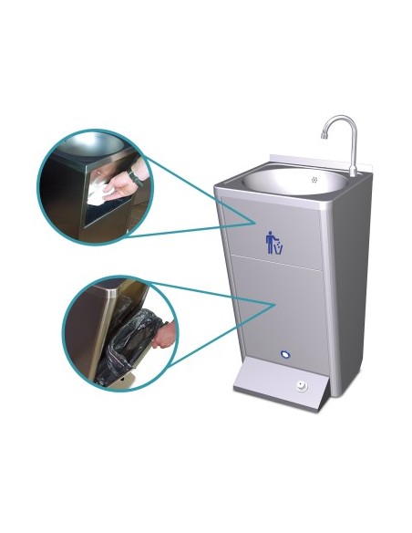 Lavamanos registrable autónomo eléctrico