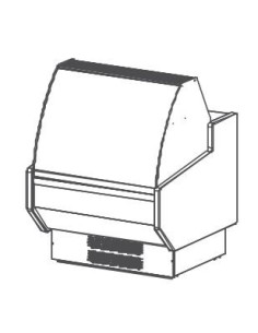 Vitrina Expositora Serie 8 SPEED Cristal Curvo 2