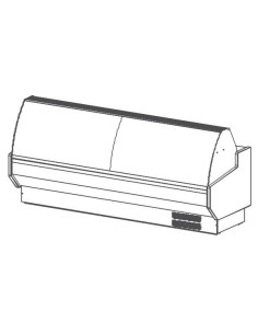 Vitrina Expositora Serie 8 SPEED Cristal Curvo 2