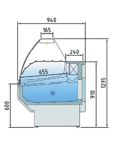 Vitrina Expositora Serie 9 SPEED