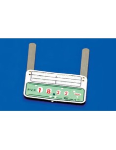 Cartel portaprecios frutas y verduras núm. ruedas, verde