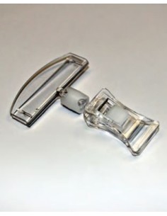 Soporte carteles Pinza abertura máxima 3 cm con soporte