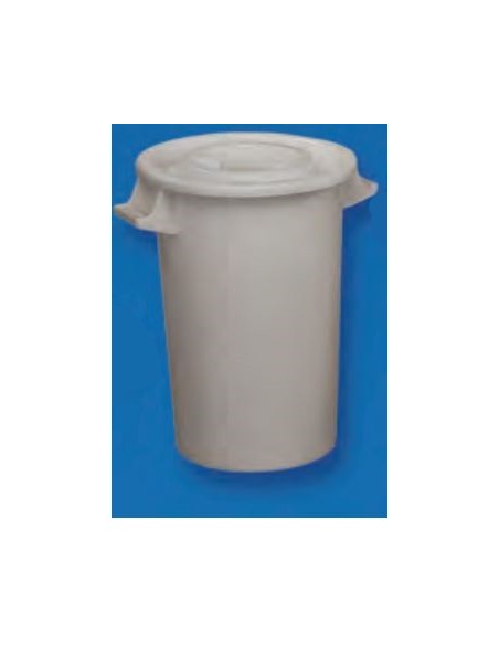 Barreño industrial con tapa 49 x 26 cm