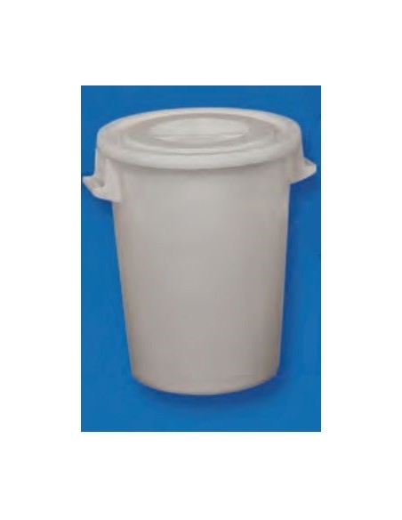 Barreño industrial con tapa 49 x 26 cm