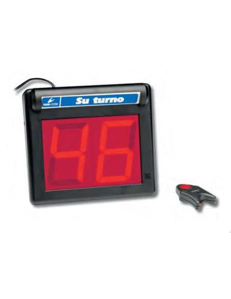 Indicador de turno Batería 12v. visor dos dígitos