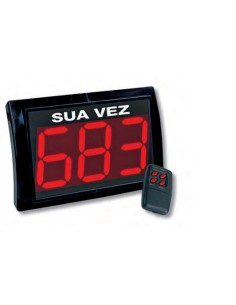 Indicador de turno visor 3 dígitos, mando con cable