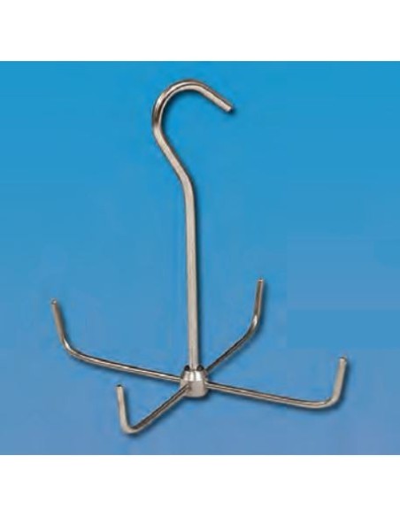 Gancho salchichero giratorio de 22 cm