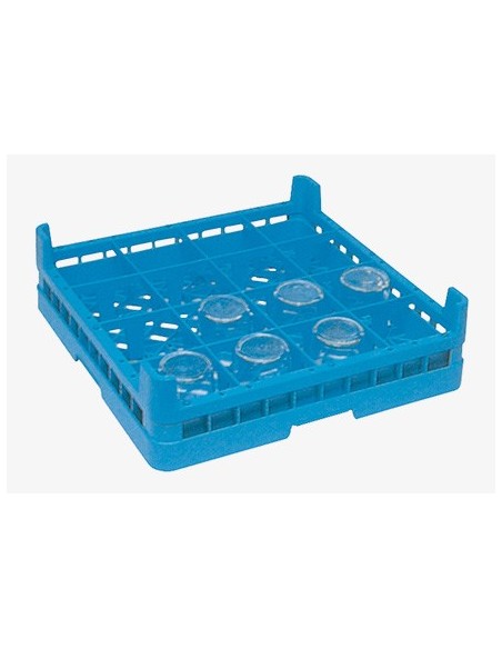 Cesta para cristalería CV-16/105 500 x 500 x 140 mm