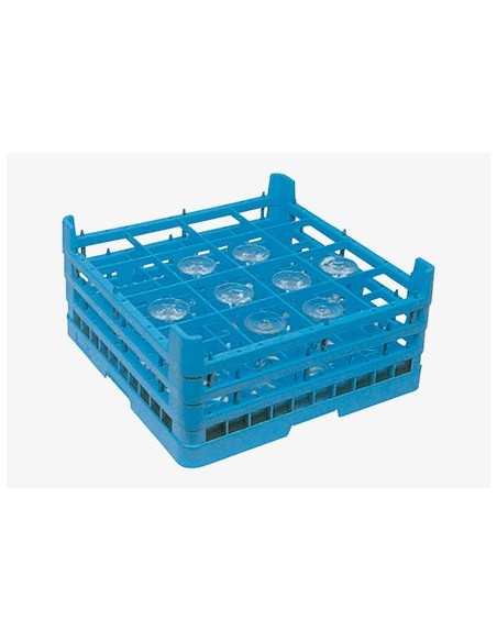 Cesta para cristalería CV-16/205 500 x 500 x 200 mm