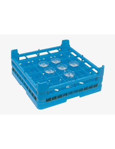 Cesta para cristalería CV-25/155 500 x 500 x 190 mm