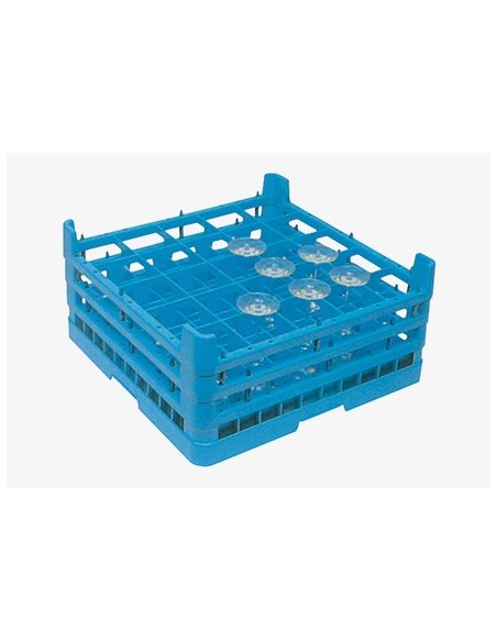 Cesta para cristalería CV-25/205 500 x 500 x 240 mm