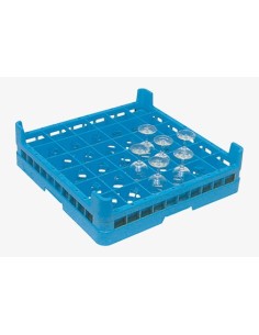 Cesta para cristalería CV-36/105 500 x 500 x 140 mm