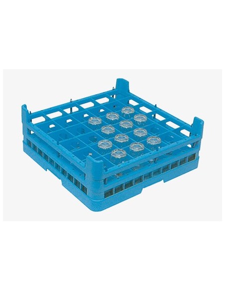 Cesta para cristalería CV-36/155 500 x 500 x 190 mm
