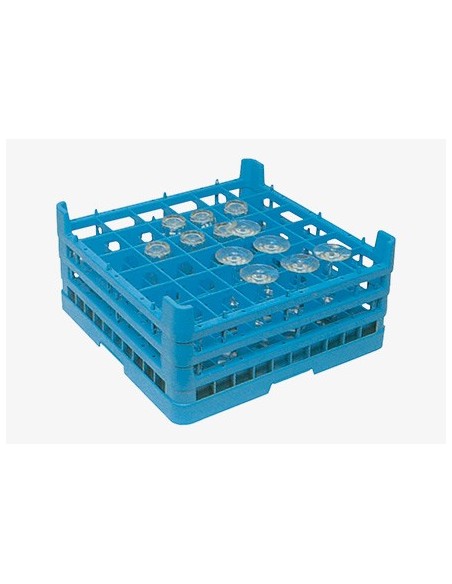 Cesta para cristalería CV-36/205 500 x 500 x 240 mm