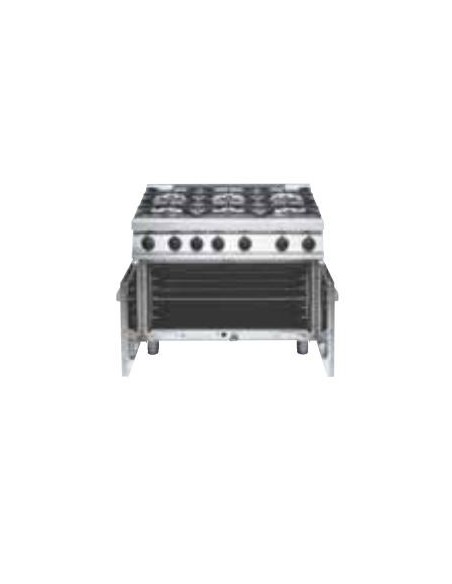 Cocina a Gas Con Horno Estilo Ingles GAMA 700