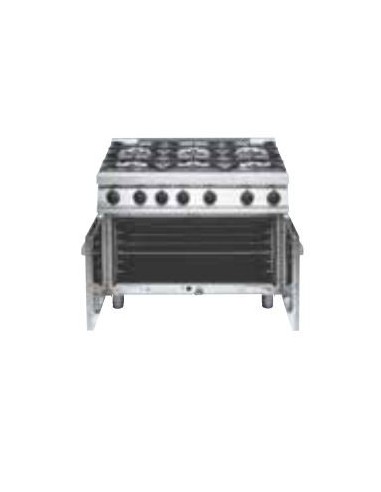 Cocina a Gas Con Horno Estilo Ingles GAMA 700