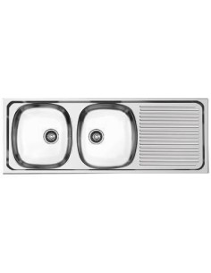 Fregadero montado con bastidor cuba a la izquierda ECO 1400x600 mm 2