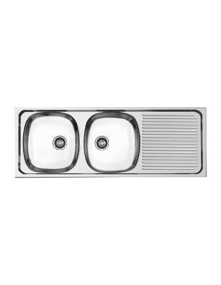 Fregadero montado bastidor cuba a la izquierda ECO 1800x600