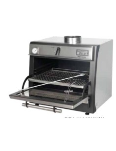 Horno de Brasa Pira 120 LUX Inox 1200 x 735 x 815 mm 150 Kg/h