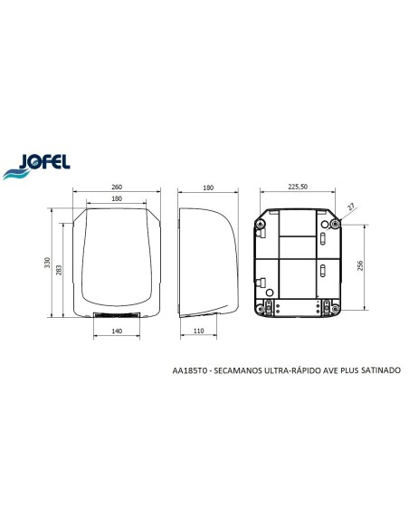 SECAMANOS ALTO RENDIMIENTO AVE PLUS SATINADO AA185T0